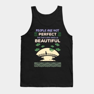 People are not perfect and thats what makes us beautiful recolor 5 Tank Top